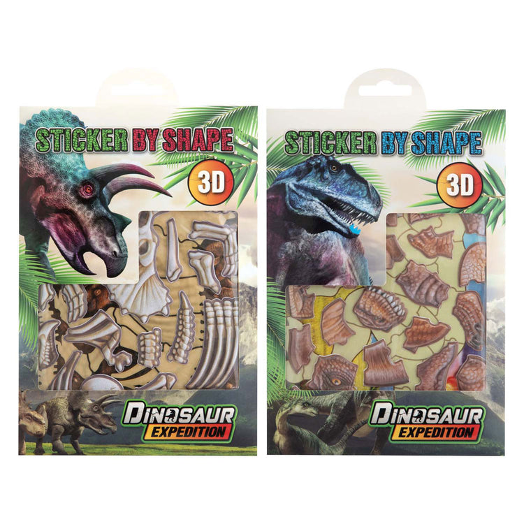 Autocollants dino d'expédition de dinosaures de groupe d'artisanat créatif 3d