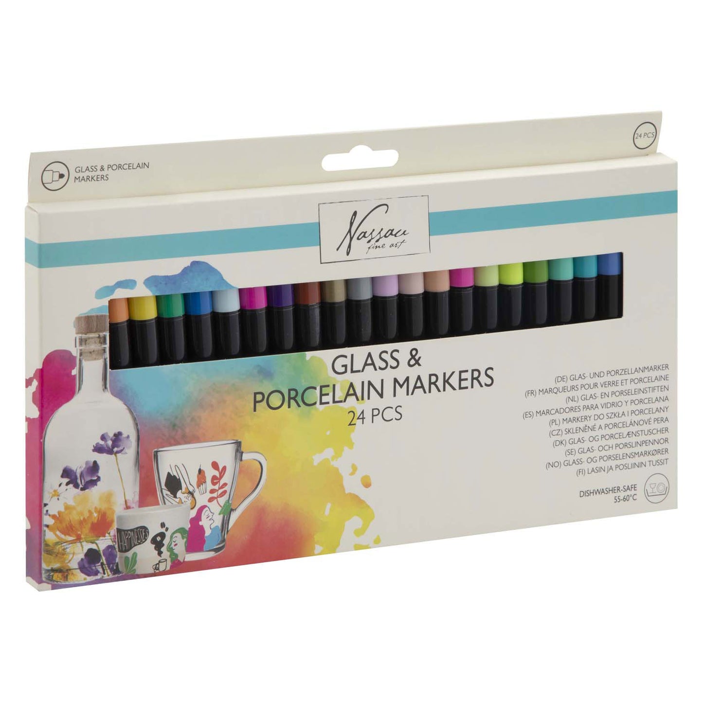 Creative Craft Group Glass and Porcelain Markers, 24st.