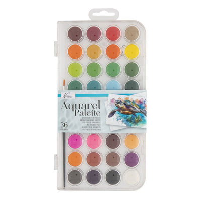Creative Craft Group Color Pallet Aquarel, 36 couleurs