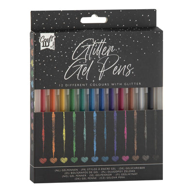 Creative Craft Group Gelpennen Glitter, 12e.