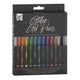 Creative Craft Group Gelpennen Glitter, 12e.
