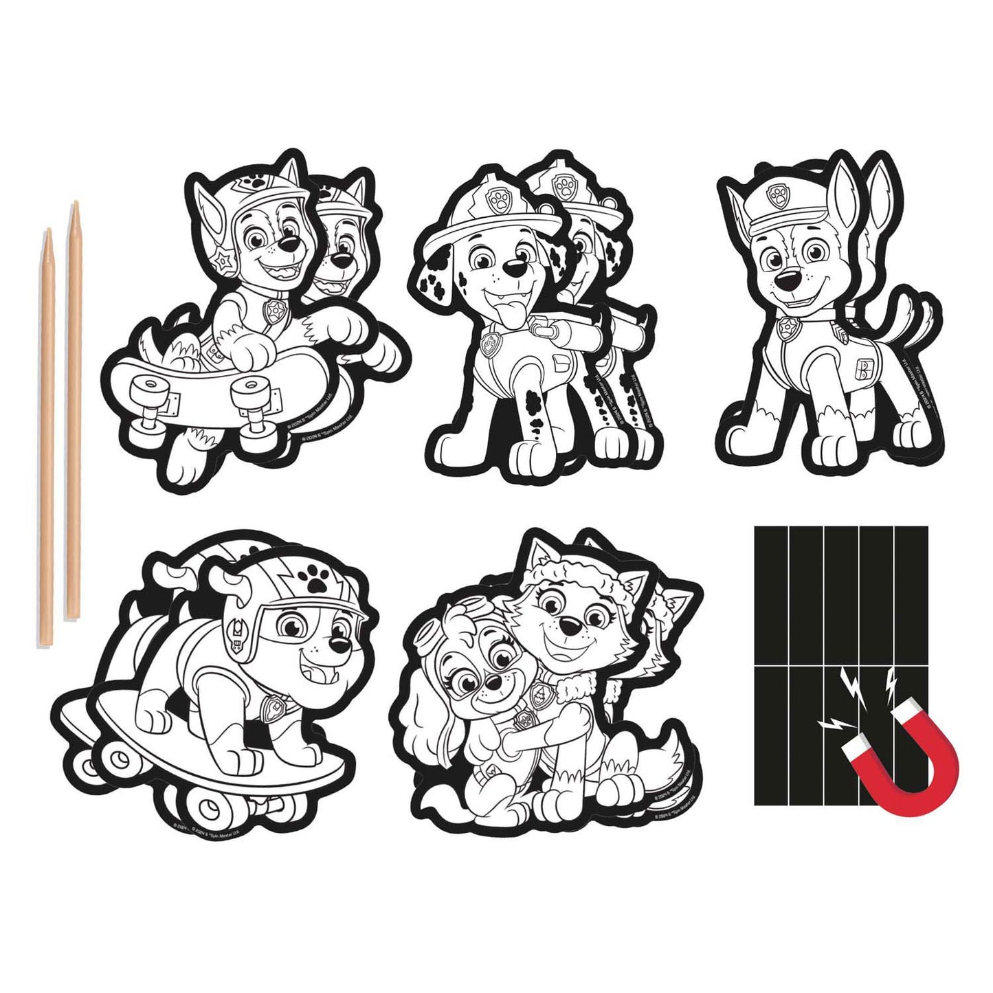 Creative Craft Group Scratch Magneten Paw Patrol, 12dlg.