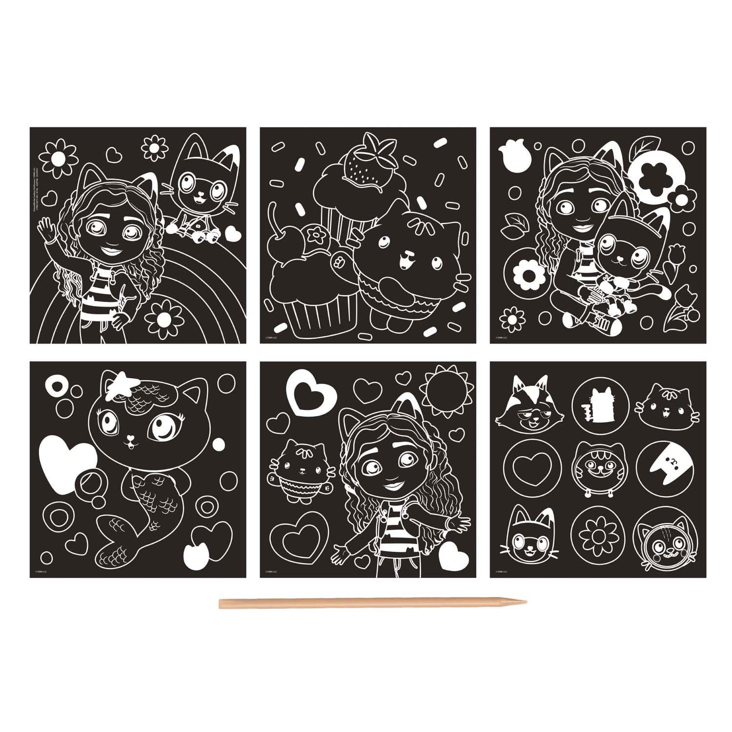 Cartes Scratch Cart Scratch Cards de Creative Gabby's Poppenhuis, 7DLG.