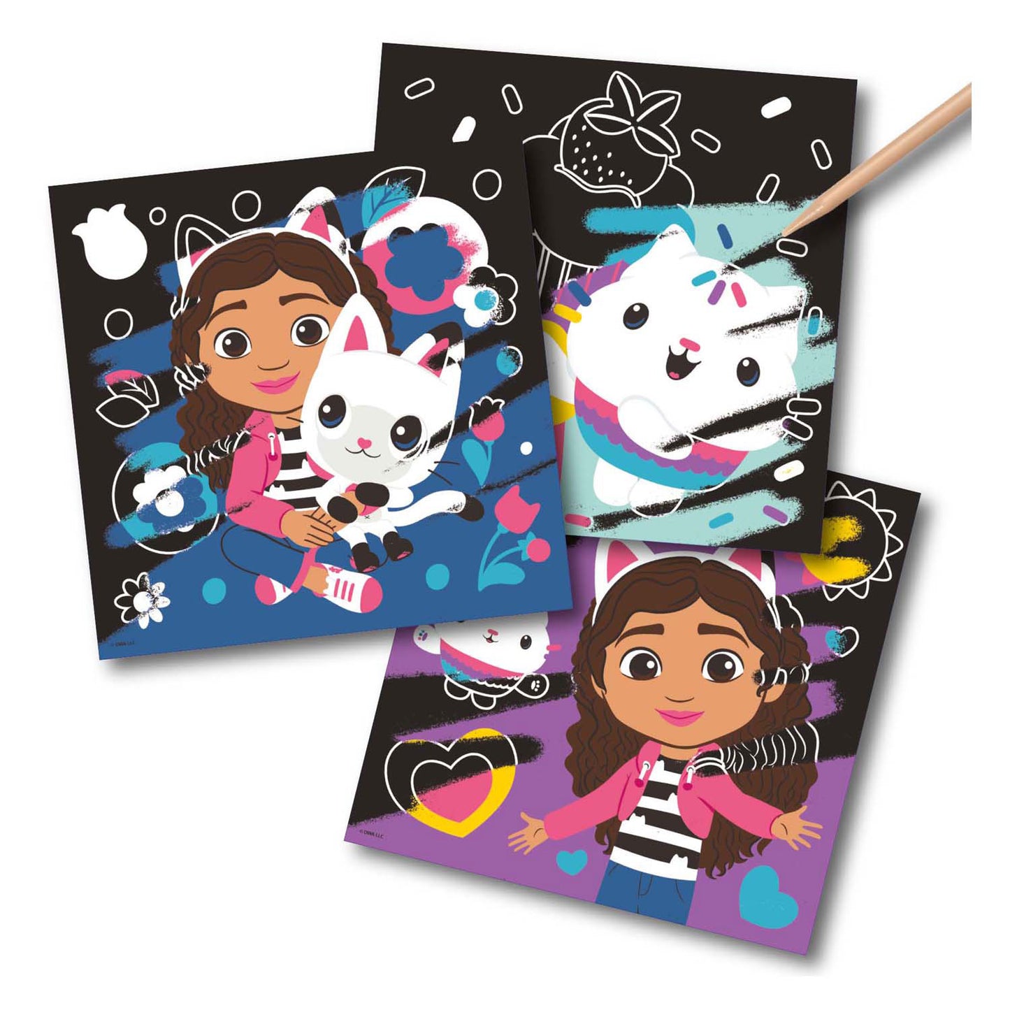 Cartes Scratch Cart Scratch Cards de Creative Gabby's Poppenhuis, 7DLG.