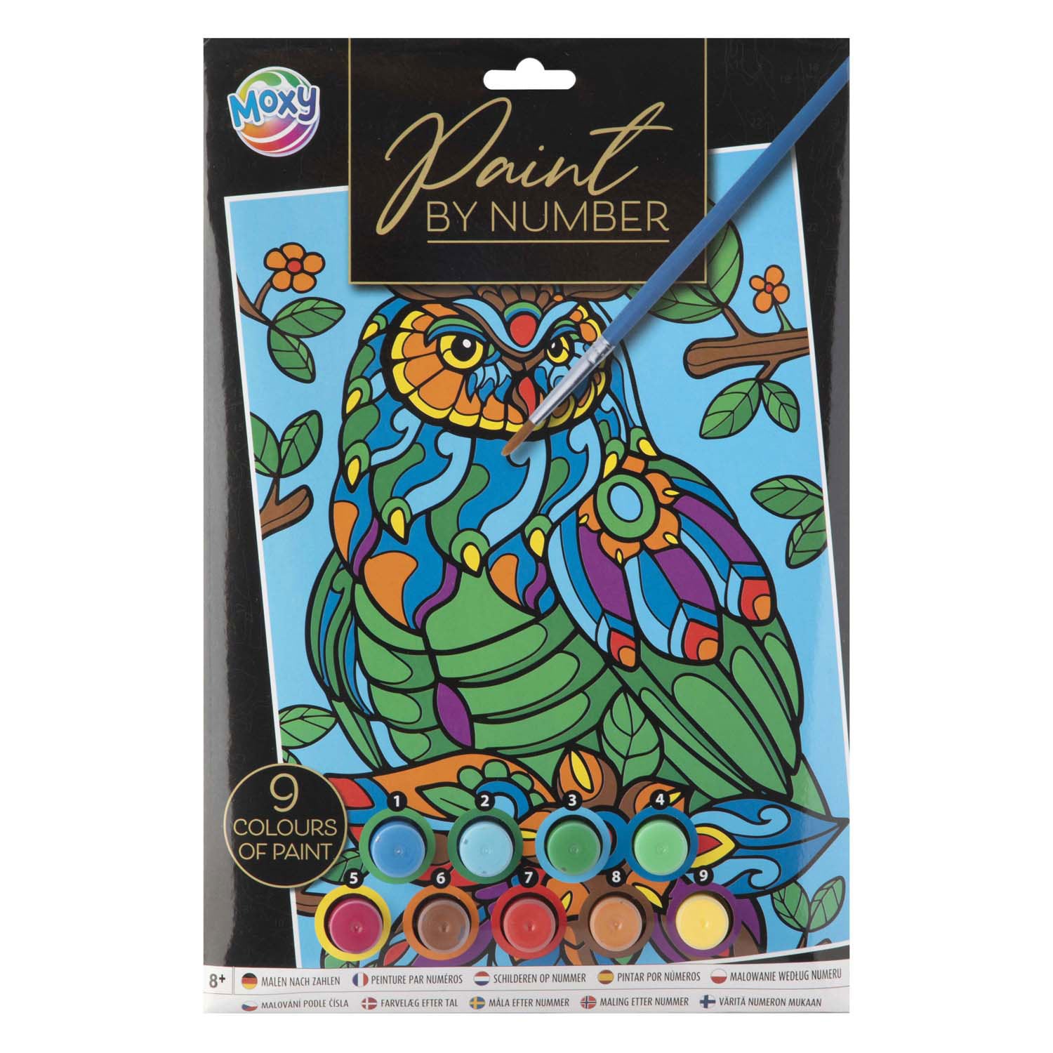 Peinture de groupe d'artisanat créatif par thème animal numéro