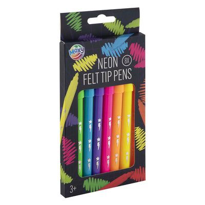 Creative Craft Group Felt -Tip stylos néon, 8e.