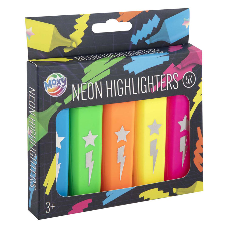 Creative Craft Group marquant des stylos néon, 5e.