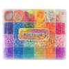 Accessoires de perles de poney dans la boîte de rangement, 18 couleurs