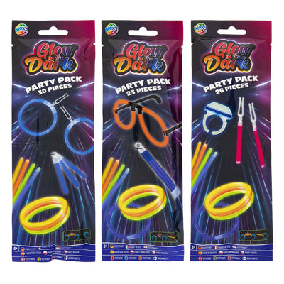 Groupe d'artisanat créatif brille dans le pack de fête de bâtons sombres, 30 pcs.