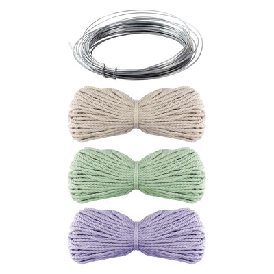 Les bouteilles de macrame de groupe d'artisanat créatives décorent de fleurs