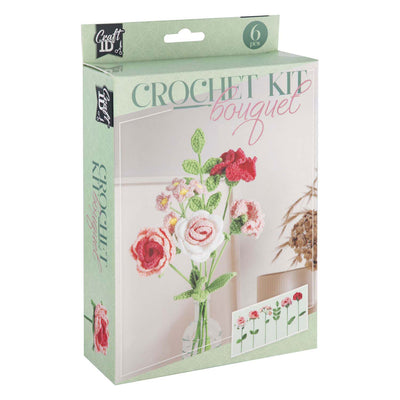 Creative Craft Group Hook Package Flower Bouquet 6 Roses
