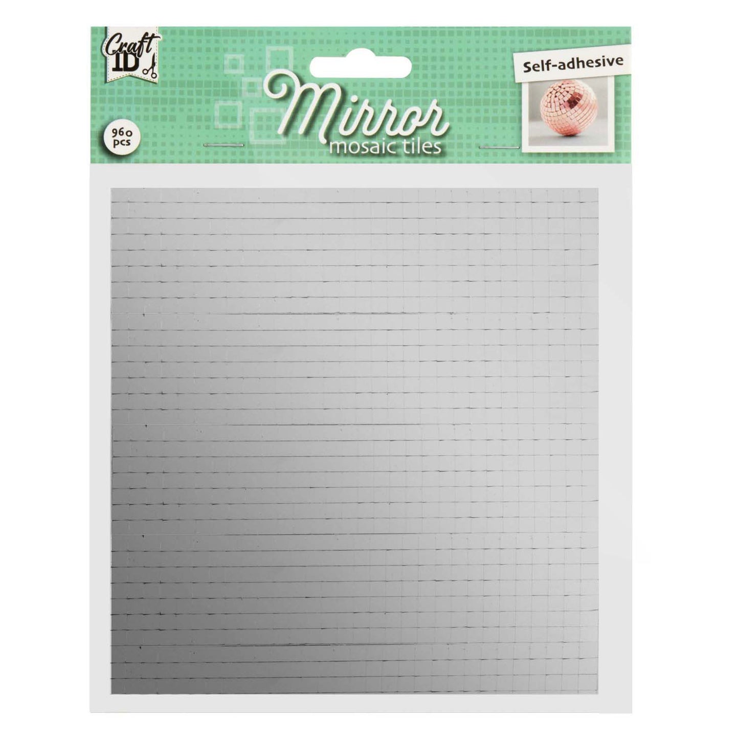 Creative Craft Group auto-adhésif Mosaic Mirror Stones, 960st.