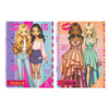 Livre de design de mode besties du groupe d'artisanat créatif a4 avec accessoires