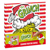 Toile de peinture diamant de groupe d'artisanat créatif le grinch - 30x30cm - afbeelding 2