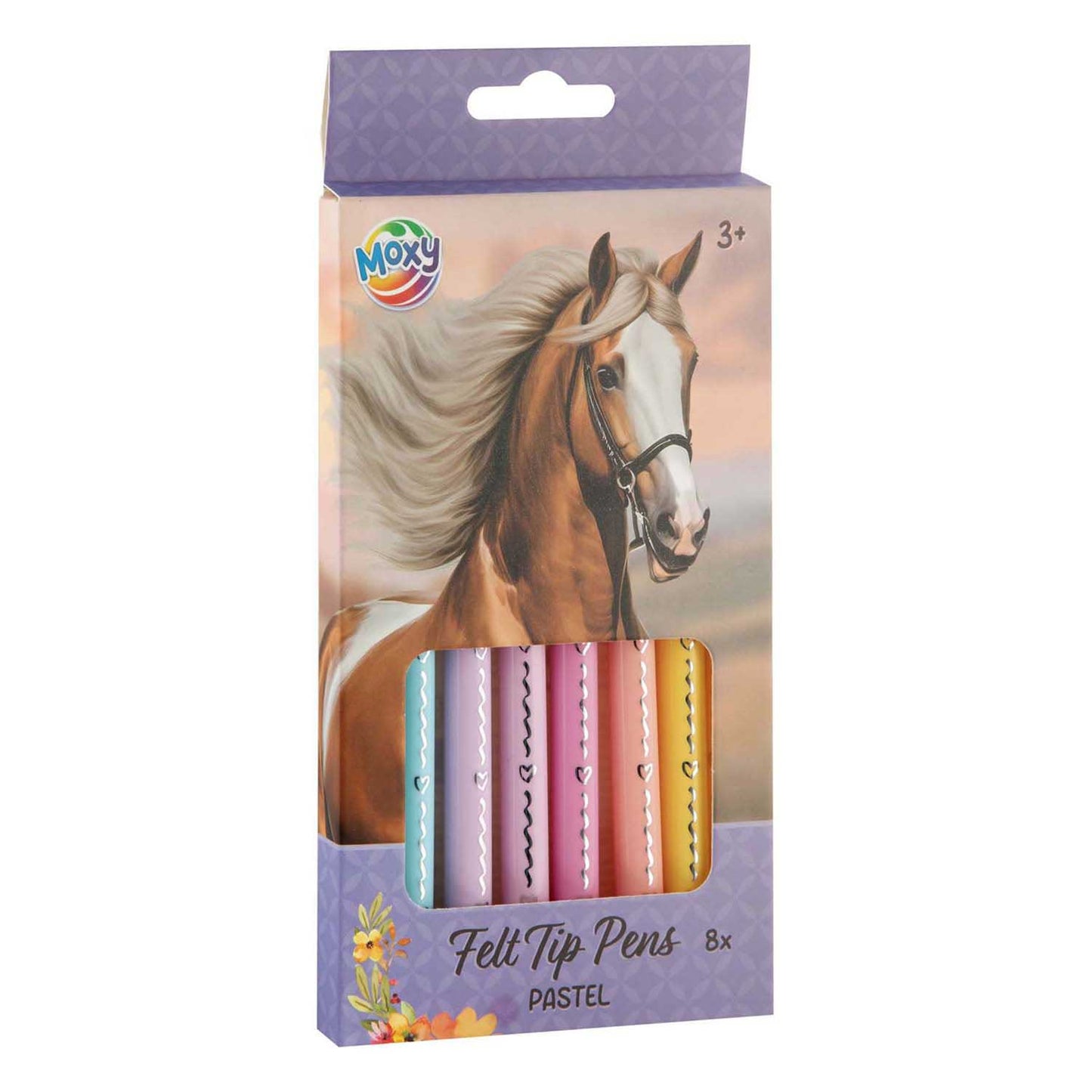 Groupe d'artisanat créatif feutres pastel - 12 pcs.