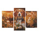 Groupe d'artisanat créatif peinture diamant triptyque chien