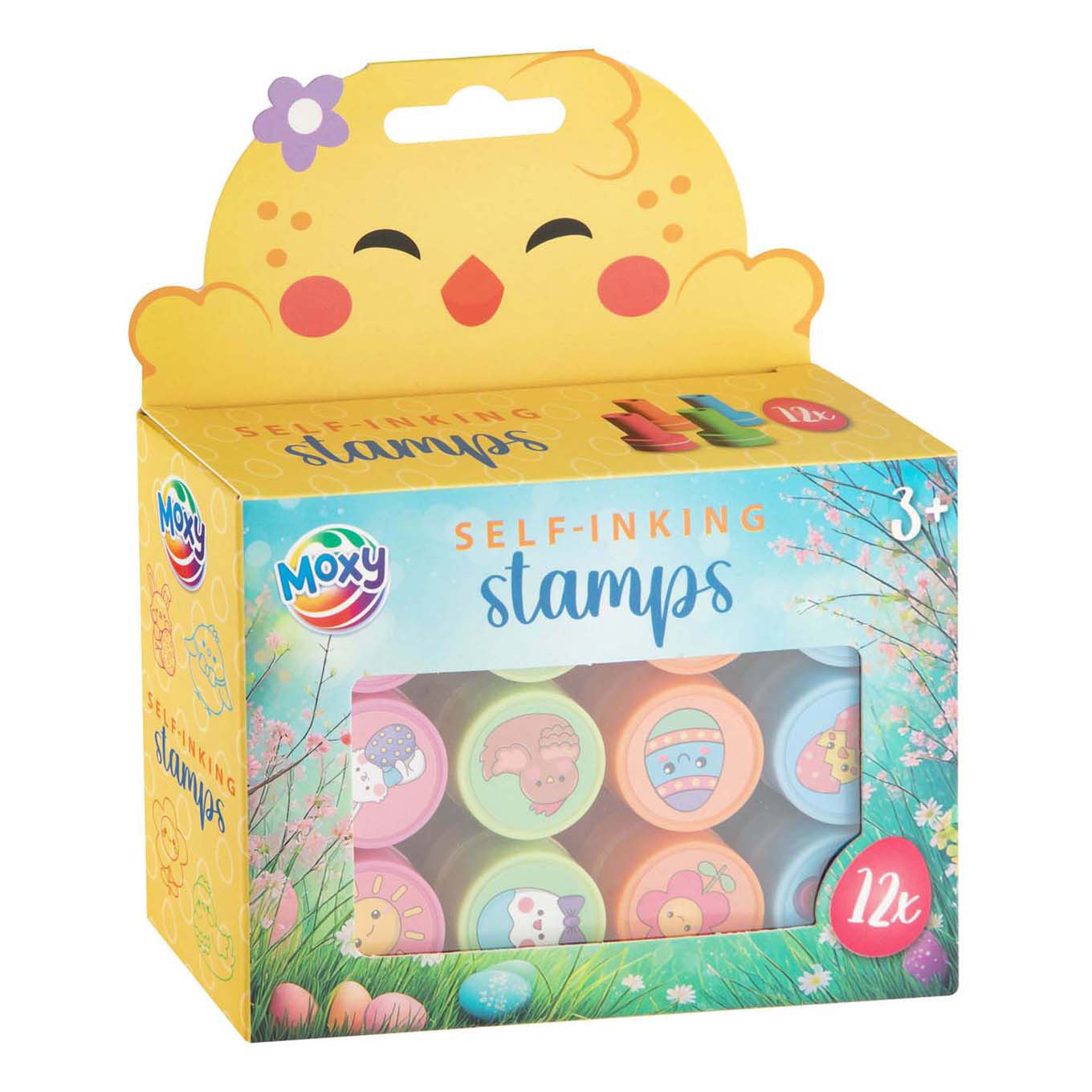 Tampons auto-encreurs Creative Craft Group Pâques - 12 pcs.