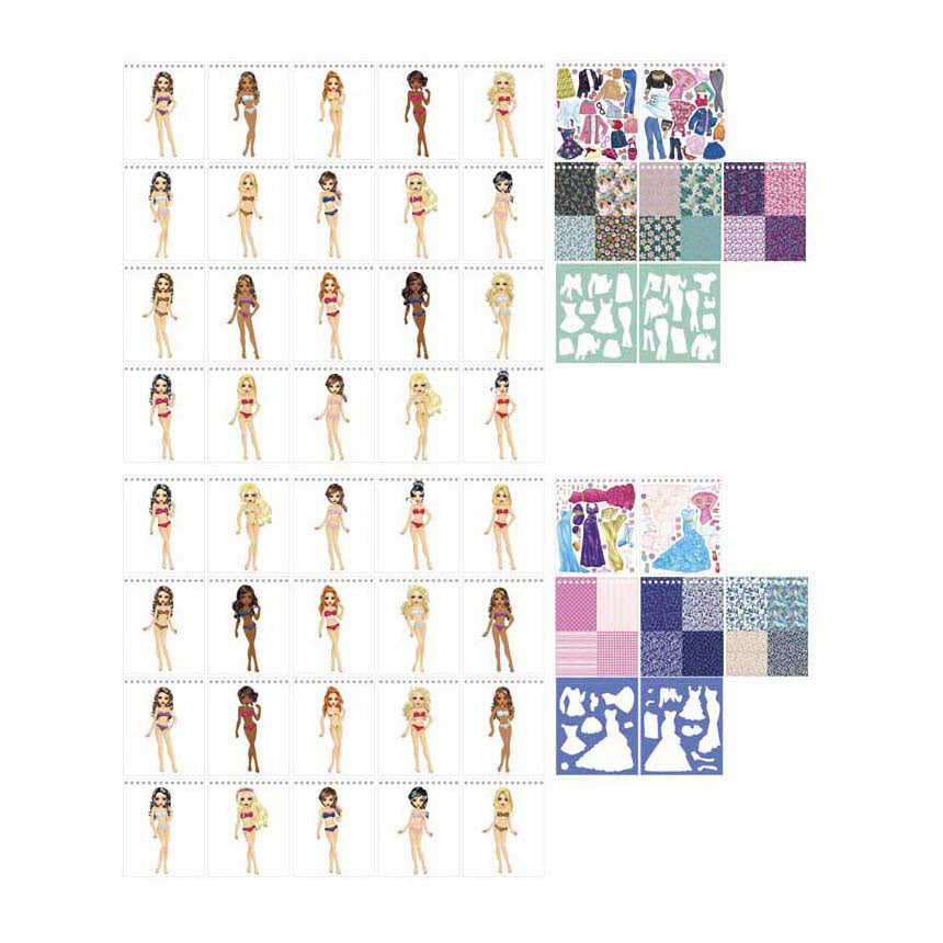 Livre de créateur de mode Besties néon 24x20cm