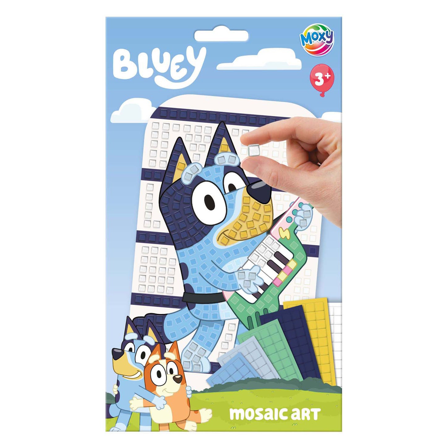 Groupe d'artisanat créatif art mosaïque bluey a5