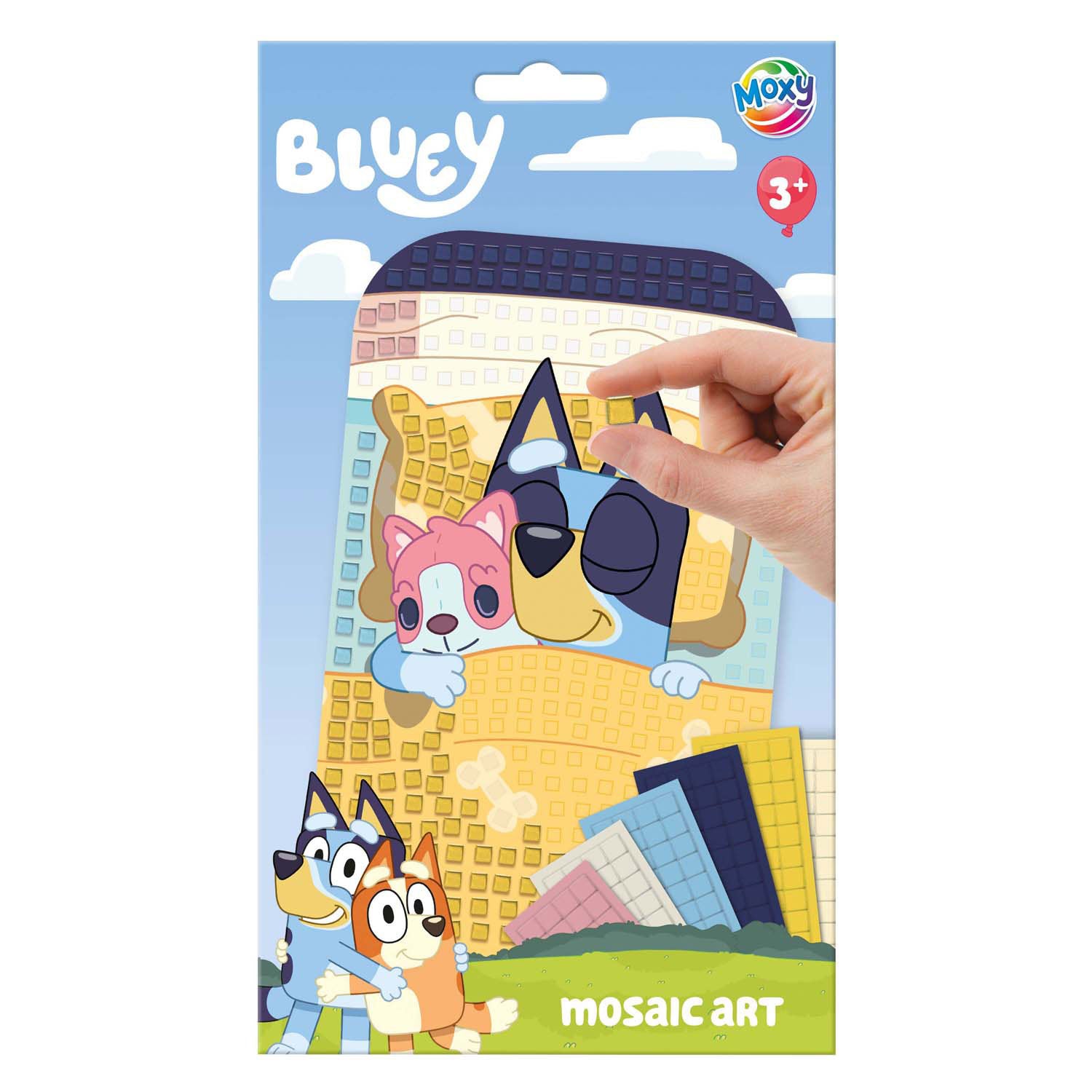 Groupe d'artisanat créatif art mosaïque bluey a5