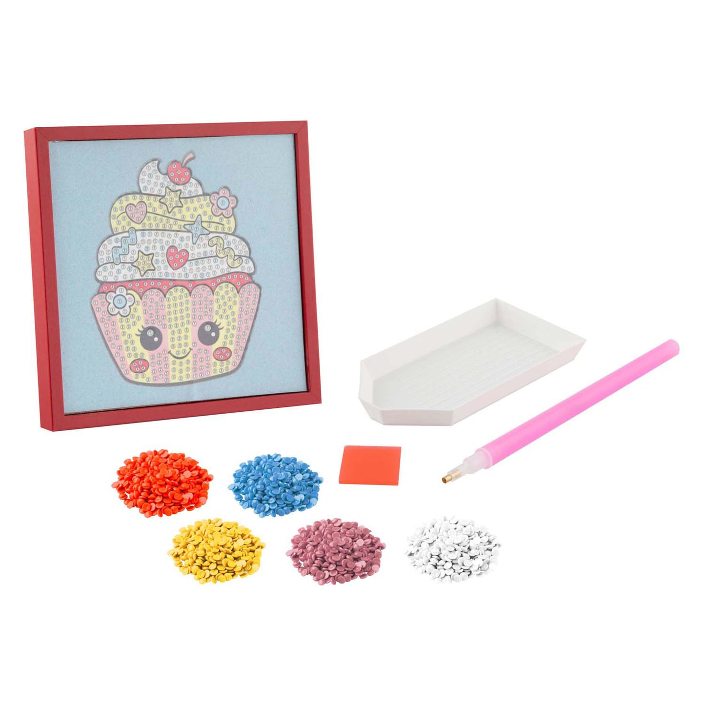 Groupe d'artisanat créatif peinture diamant velours incl. cadre