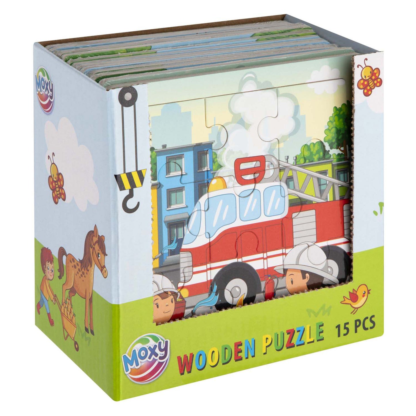 Puzzle Wood Mini 9 pièces 5 Assorti