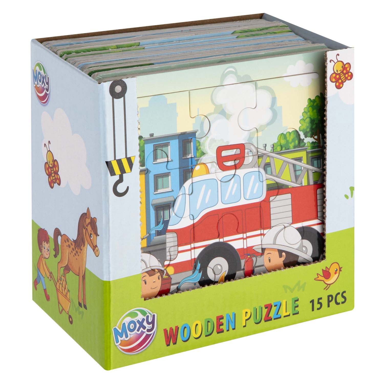 Puzzle Wood Mini 9 pièces 5 Assorti