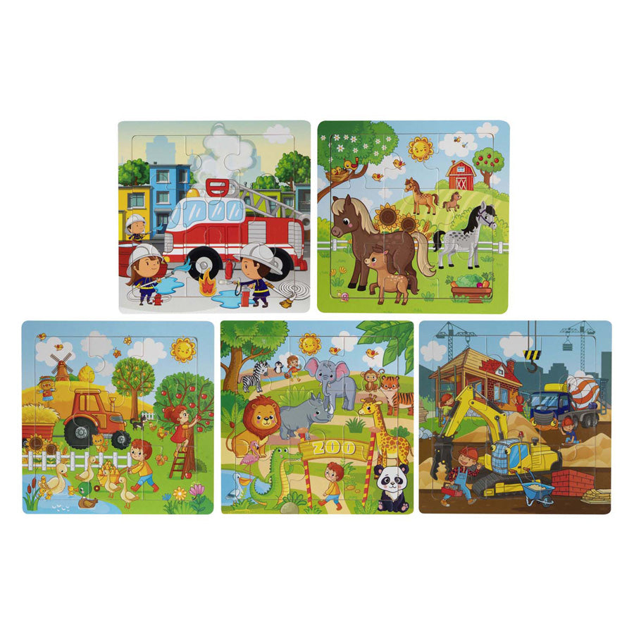 Puzzle Wood Mini 9 pièces 5 Assorti