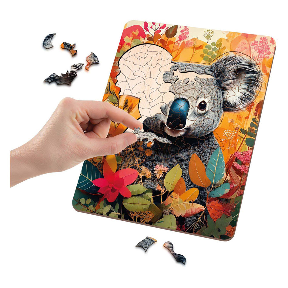 Moxy puzzle en bois koala formes uniques