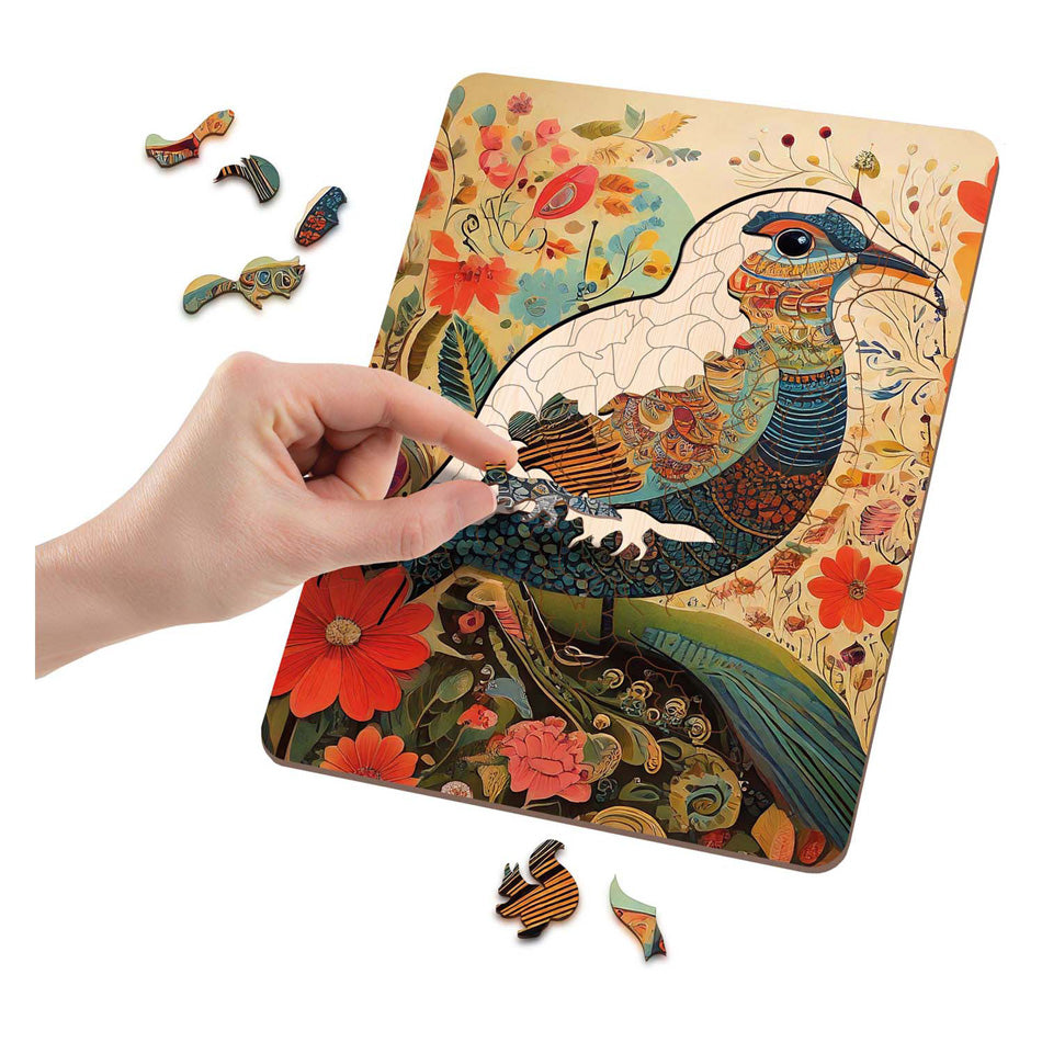 Moxy puzzle en bois oiseau formes uniques