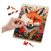 Moxy puzzle en bois renard formes uniques