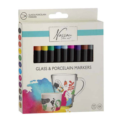 Felt -Pens Verre et porcelaine 12 pièces
