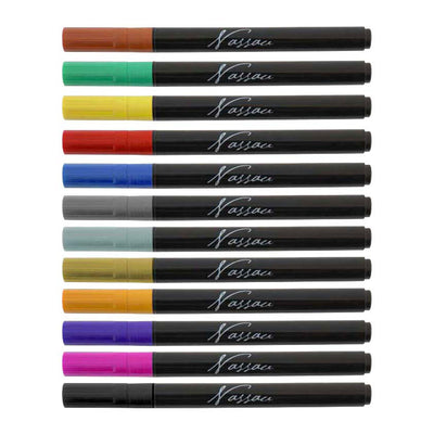 Felt -Pens Verre et porcelaine 12 pièces