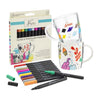 Felt -Pens Verre et porcelaine 12 pièces