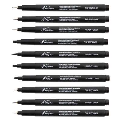 Ensemble de feutres fins Nassau Creative Craft Group - 10 pcs.