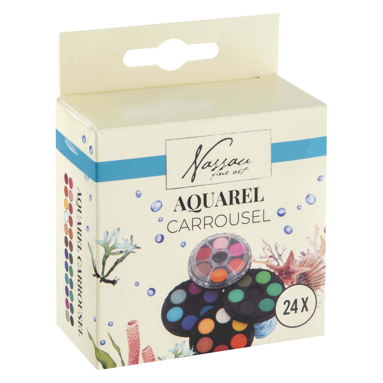 Carrousel d'aquarelles Creative Craft Group Nassau - 24 couleurs