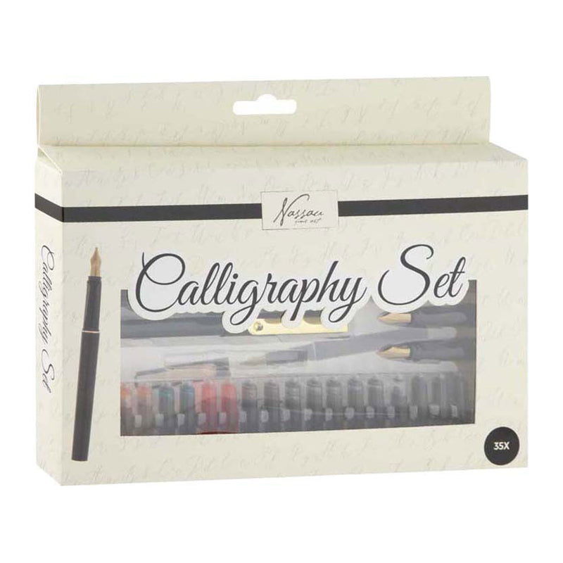 Creative craft group nassau ensemble complet de calligraphie - 35 pcs.