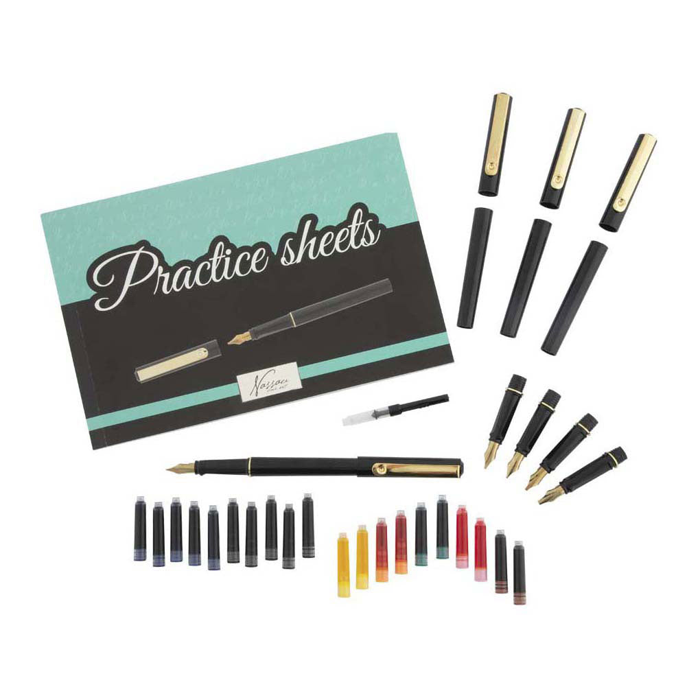 Creative craft group nassau ensemble complet de calligraphie - 35 pcs.