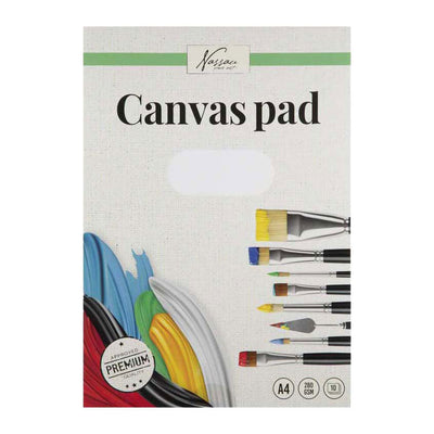 Creative craft group nassau bloc de toile a4 - 10 feuilles