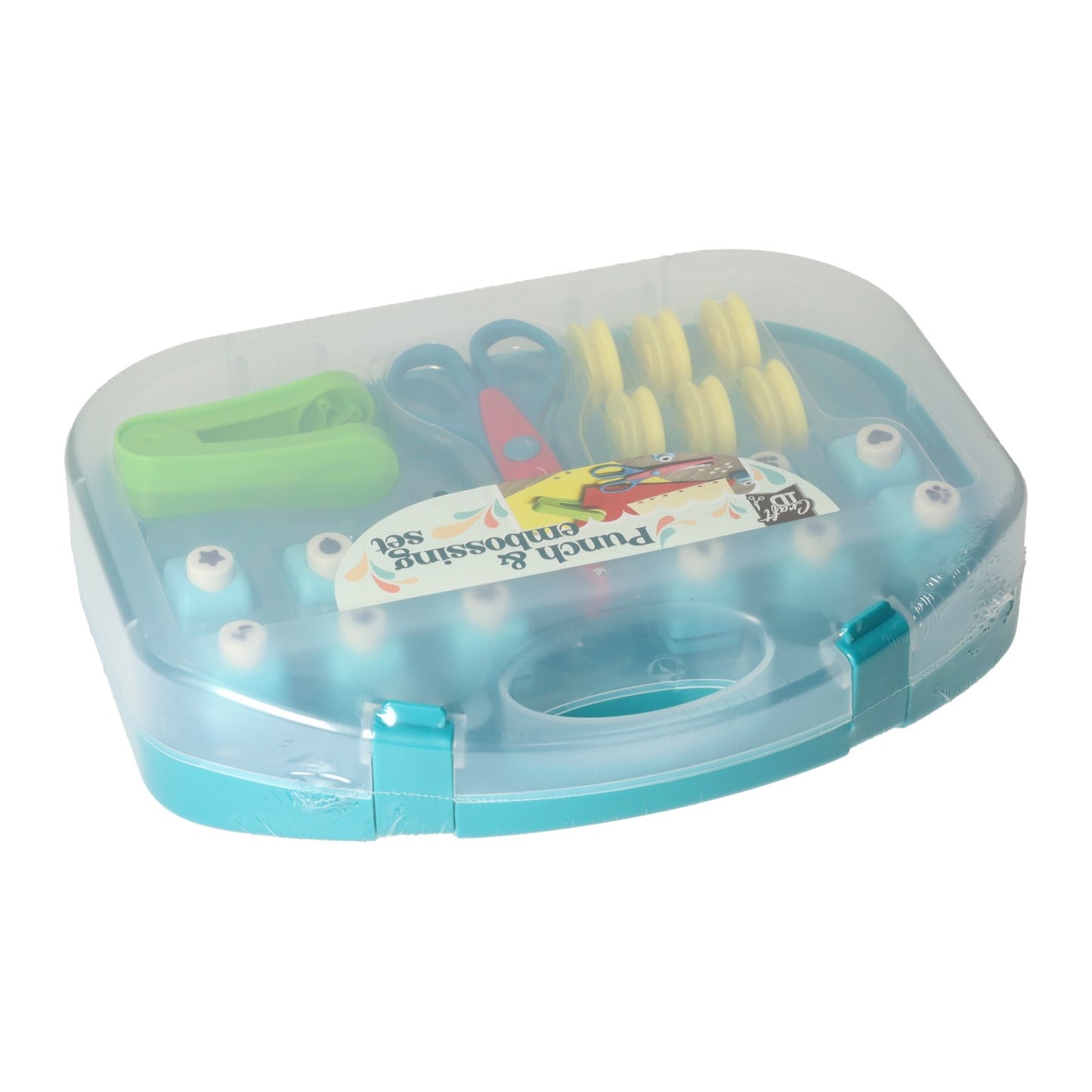 Kit de gaufrage avec perforatrice de groupe de loisirs créatifs, y compris. ciseaux