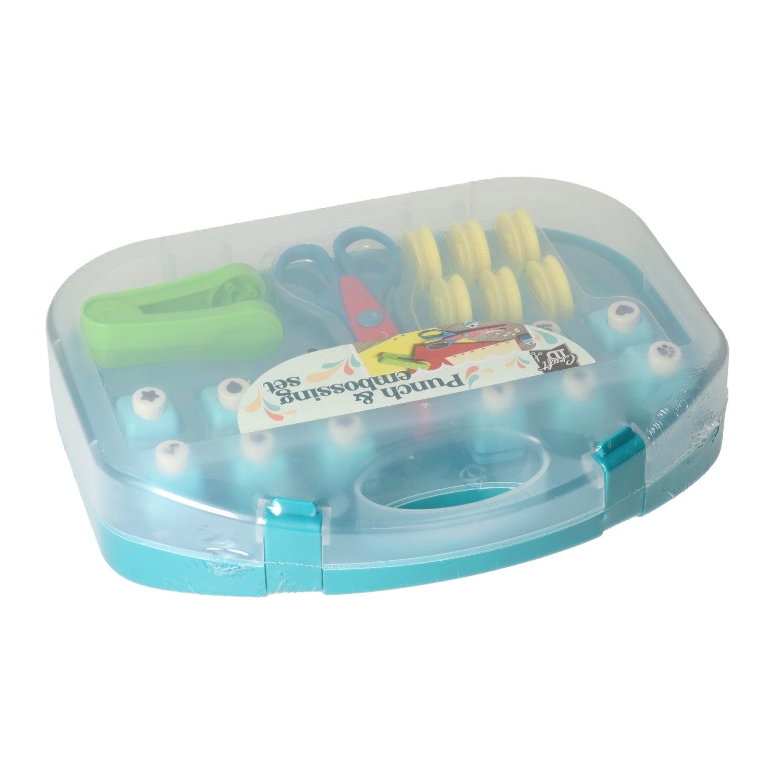 Kit de gaufrage avec perforatrice de groupe de loisirs créatifs, y compris. ciseaux