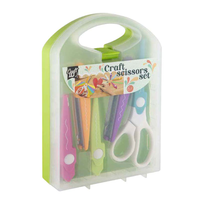 Ensemble de ciseaux d'artisanat de groupe d'artisanat créatif - 6 pièces.
