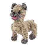Kit de crochet de groupe d'artisanat créatif bouledogue - incl. aiguille et fil - afbeelding 3