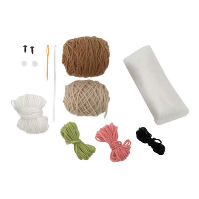 Kit de crochet de groupe créatif pour poulain - incl. aiguille et fil