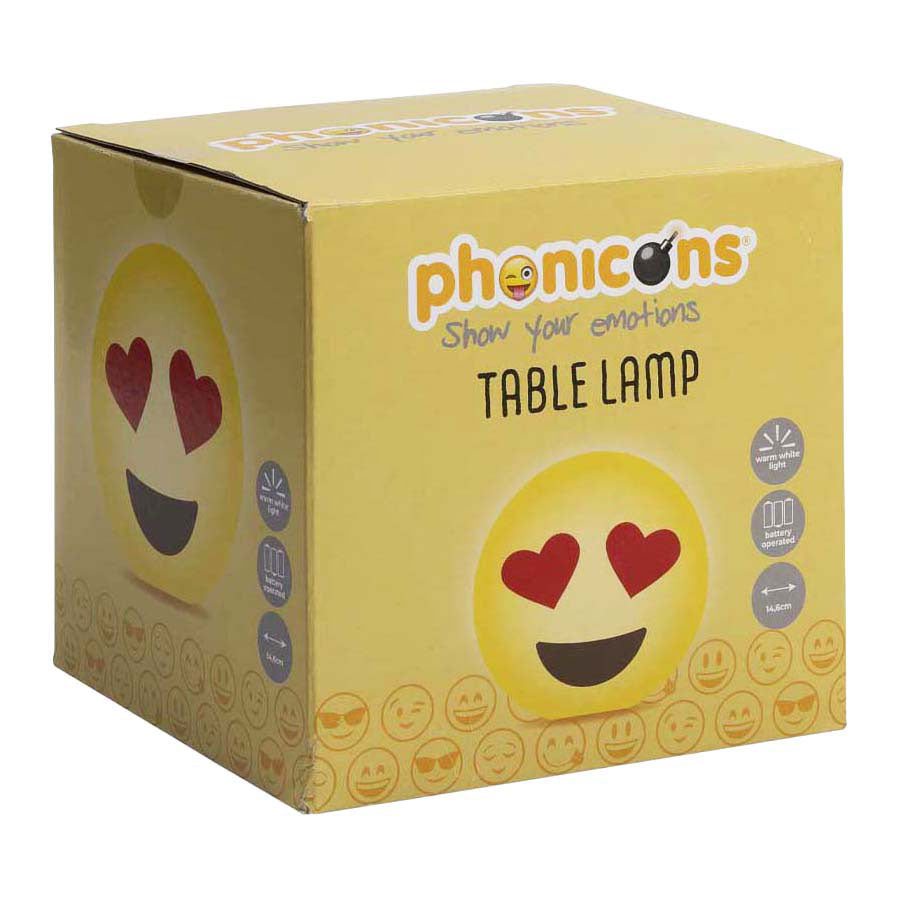 Lampe de table de groupe d'artisanat créatif grimaces - 14,5 cm