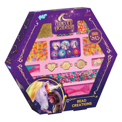 Ensemble de perles de l'académie de licorne totum du groupe d'artisanat créatif
