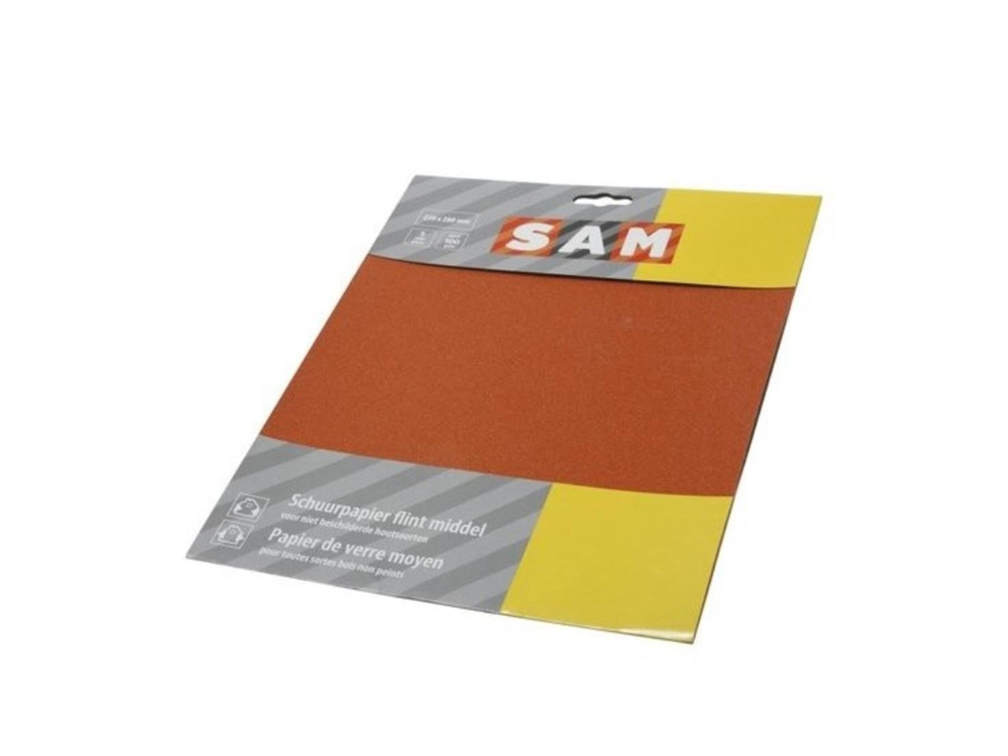 Sam papier de verre moyen sec 5 feuilles