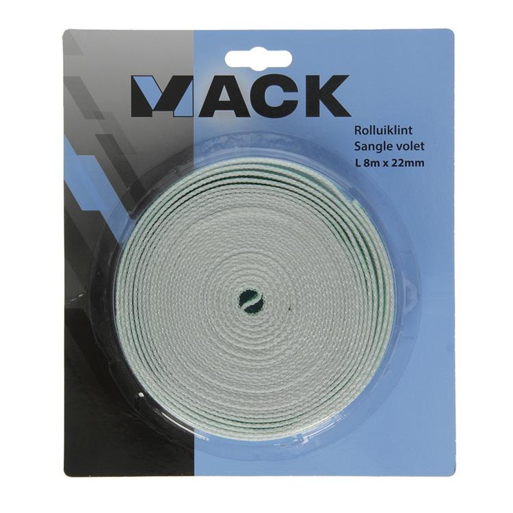Mack 1010057 - ruban pour volet roulant 8mx22mm | 5 pièces