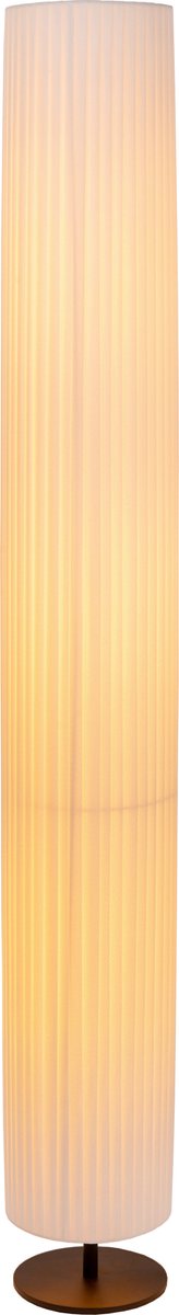 Lucide Fold - lampadaire - ø 20 cm - 3xe27 - blanc - japandi