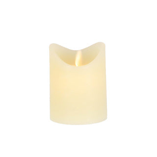 Bougie LED maison quotidienne 7,5x10 cm crème | 4 pièces